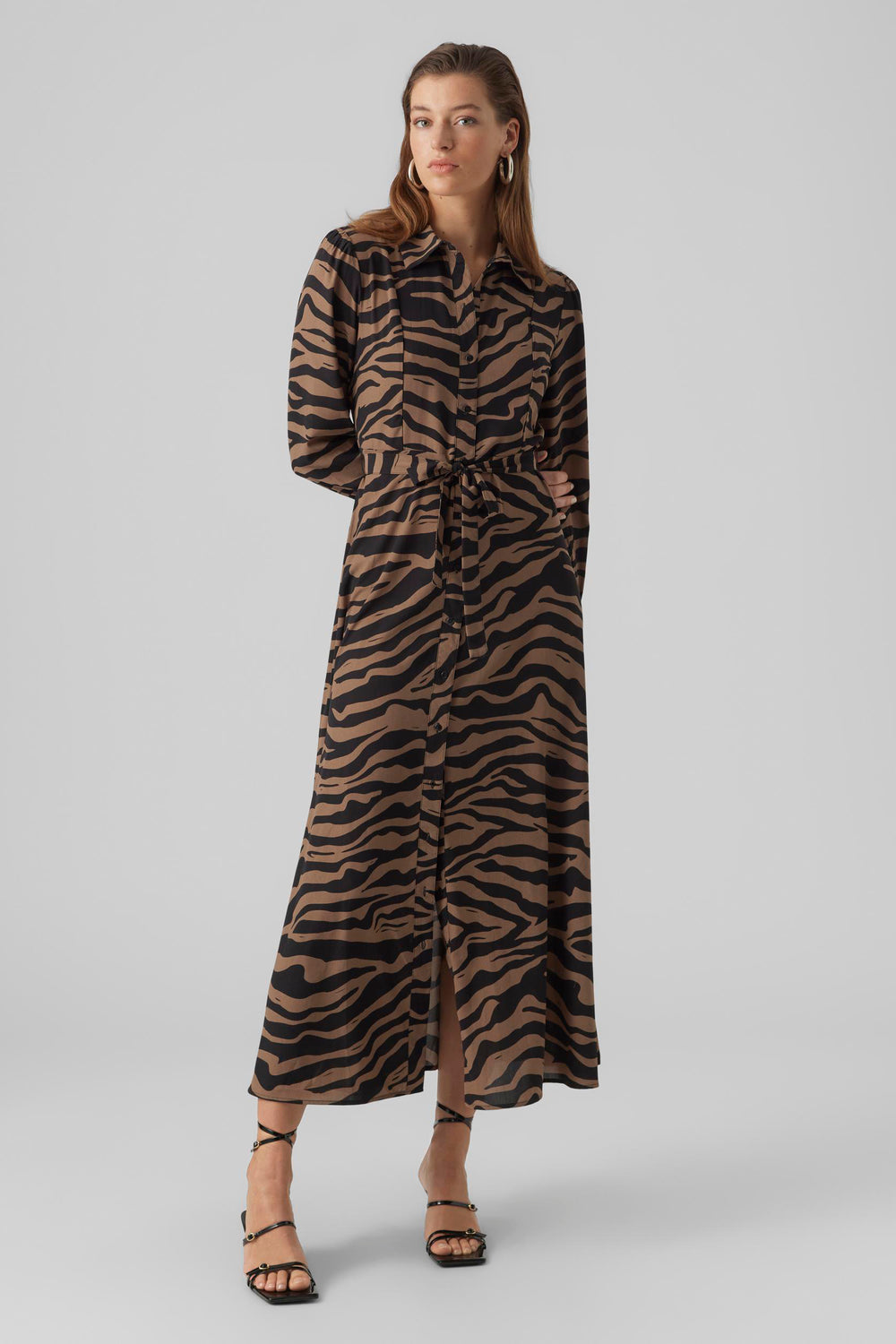 Kleedjes (lange mouwen) Bruin - VERO MODA®