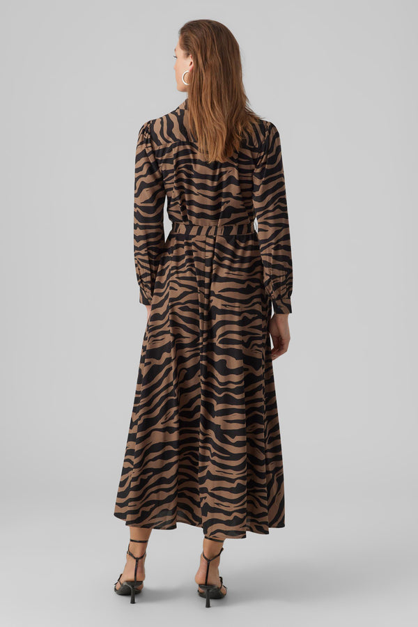 Kleedjes (lange mouwen) Bruin - VERO MODA®