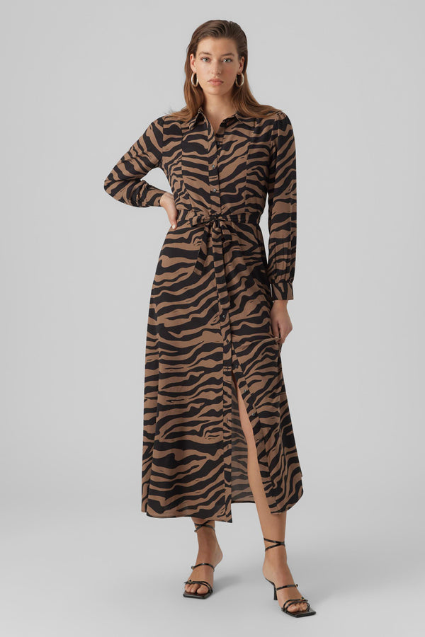 Kleedjes (lange mouwen) Bruin - VERO MODA®