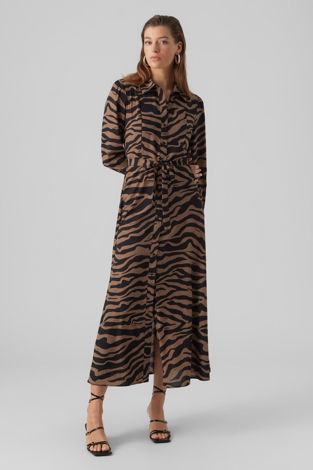 Kleedjes (lange mouwen) Bruin - VERO MODA®