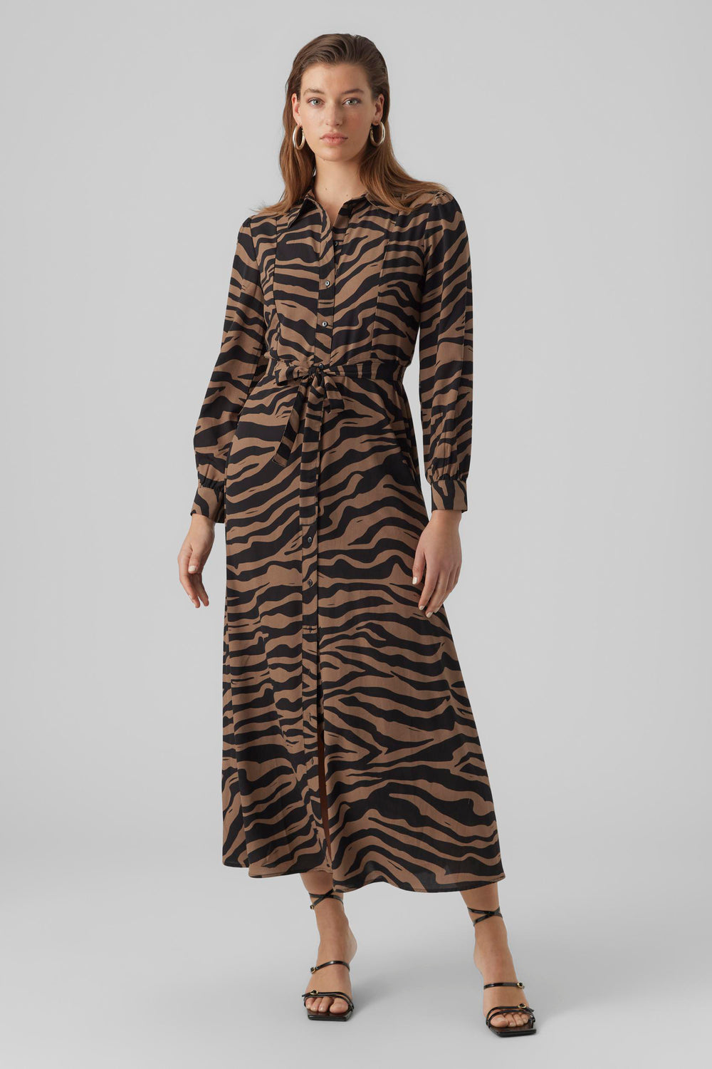 Kleedjes (lange mouwen) Bruin - VERO MODA®