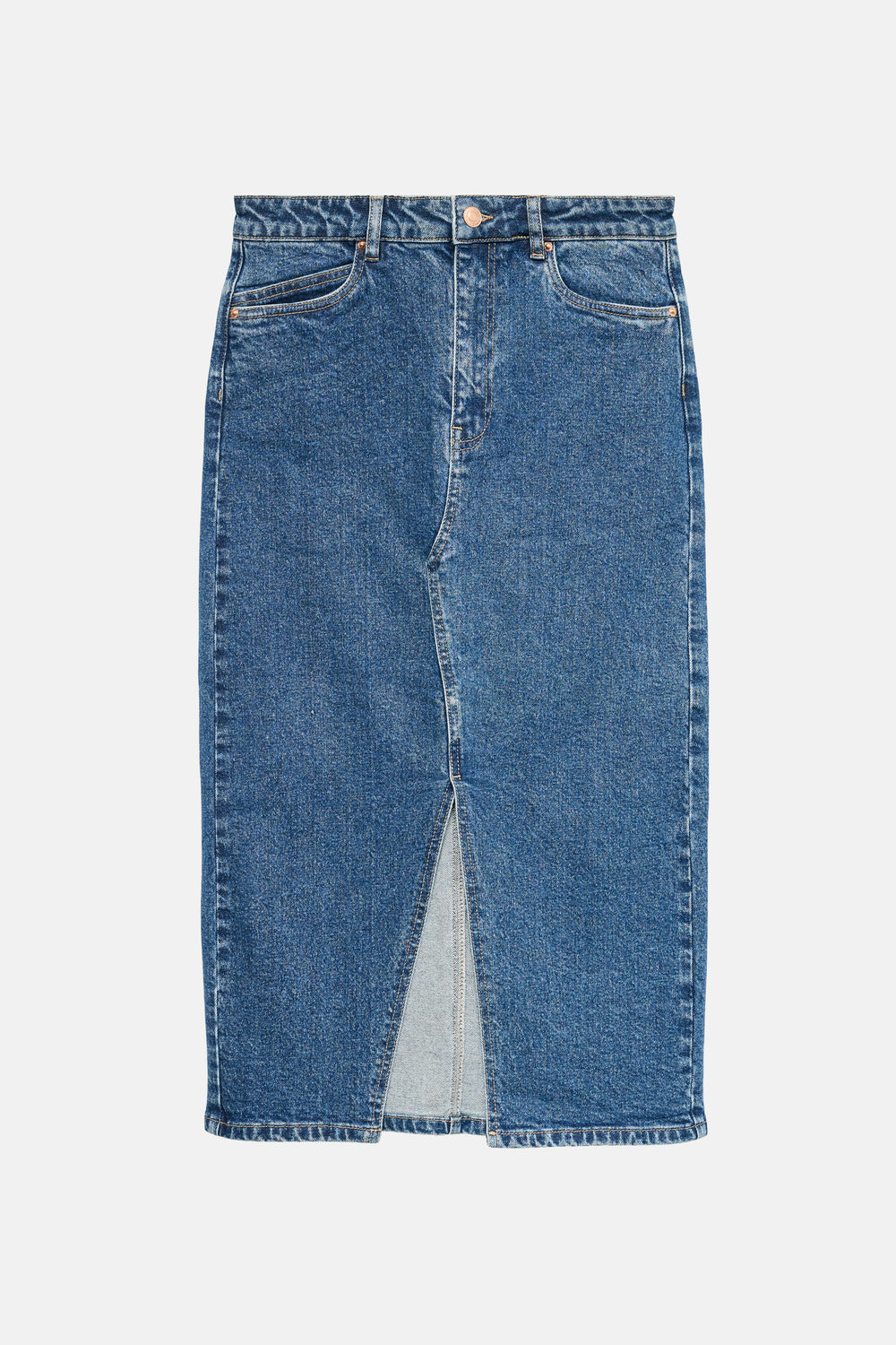 Rok 3/4 Mid blue denim - VERO MODA®