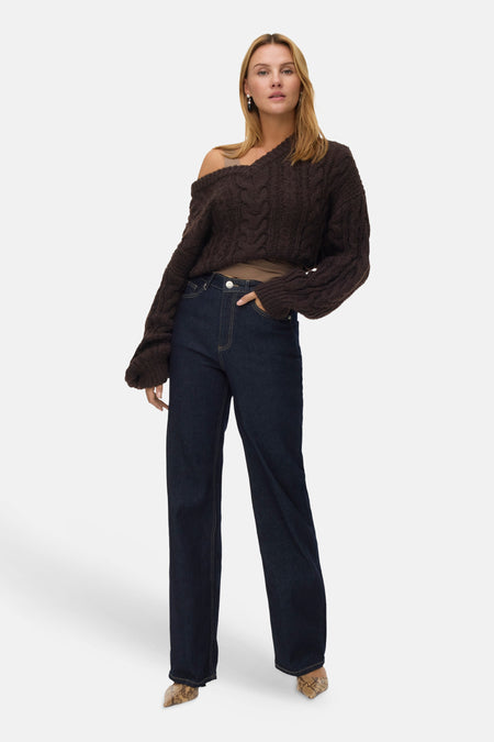 Jeans wide dark blue denim - VERO MODA®