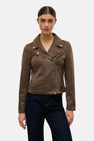 Lederen jas bruin - VERO MODA®