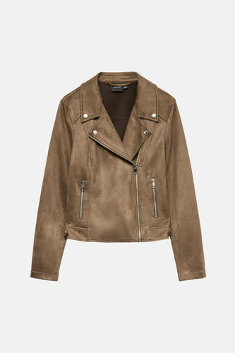Lederen jas bruin - VERO MODA®