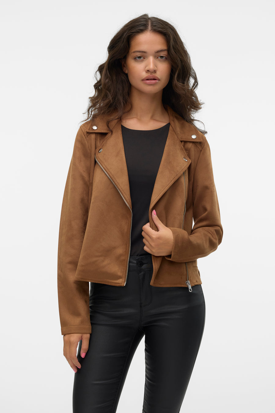 Lederen jas bruin - VERO MODA®