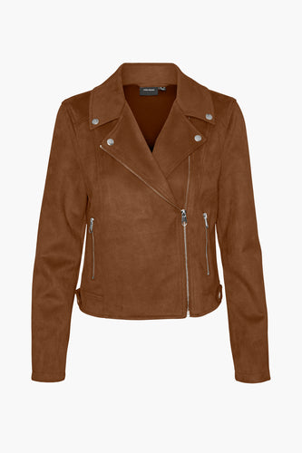 Lederen jas bruin - VERO MODA®