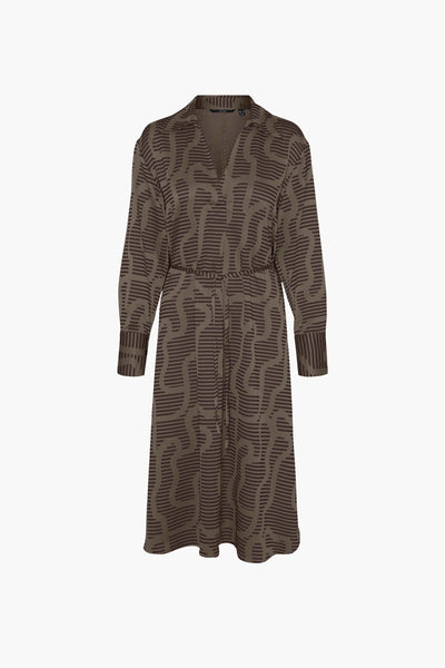 Kleedjes (lange mouwen) Bruin - VERO MODA®