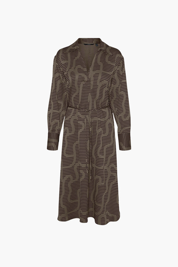 Kleedjes (lange mouwen) Bruin - VERO MODA®