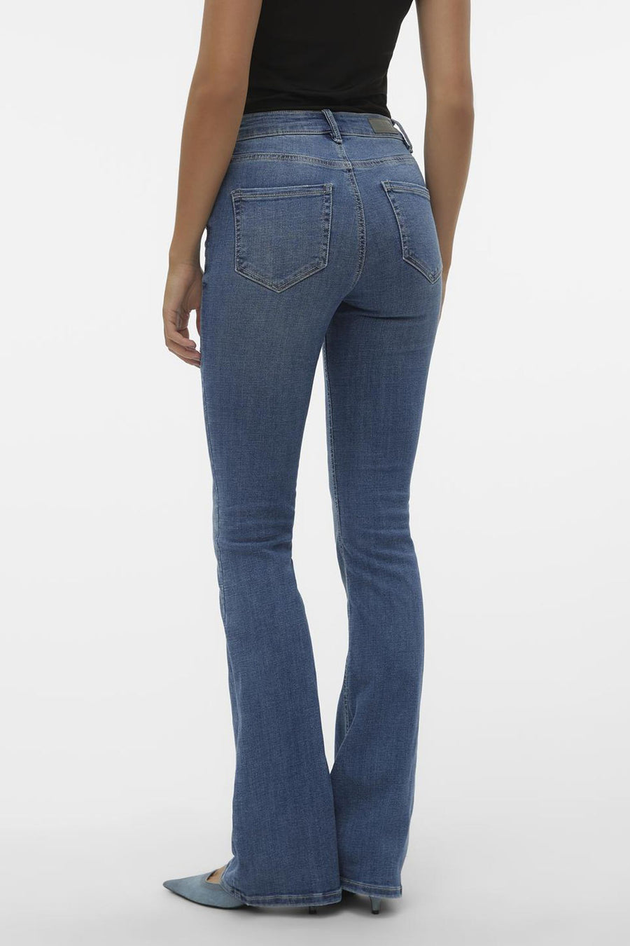 FLASH FLARE - mid blue denim - VERO MODA®