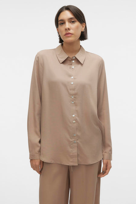 VMTIRA L/S LOOSE SHIRT WVN POP7