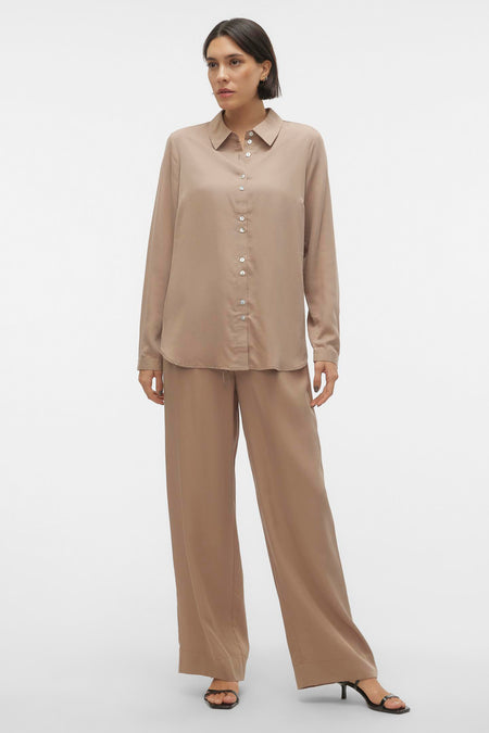 VMTIRA L/S LOOSE SHIRT WVN POP7