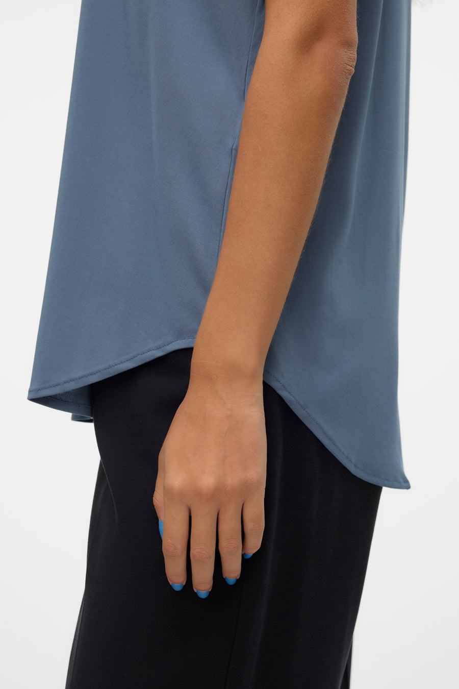 Blouse à manches courtes - bleu - VERO MODA®