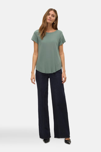 Blouse à manches courtes - vert - VERO MODA®