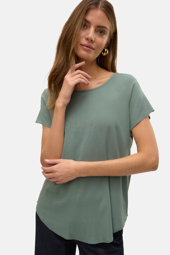 Blouse à manches courtes - vert - VERO MODA®