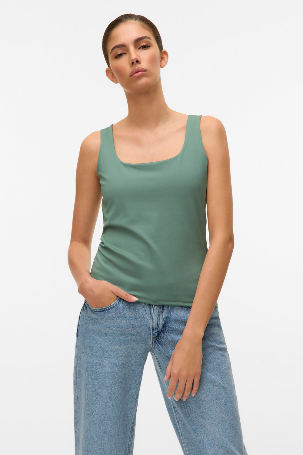 Top (zonder mouwen) Groen - VERO MODA®