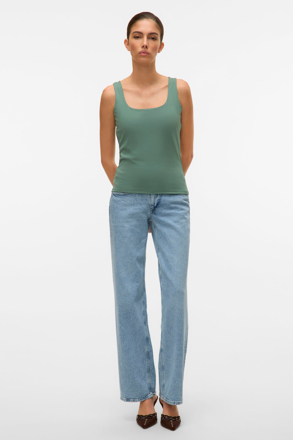 Top (zonder mouwen) Groen - VERO MODA®