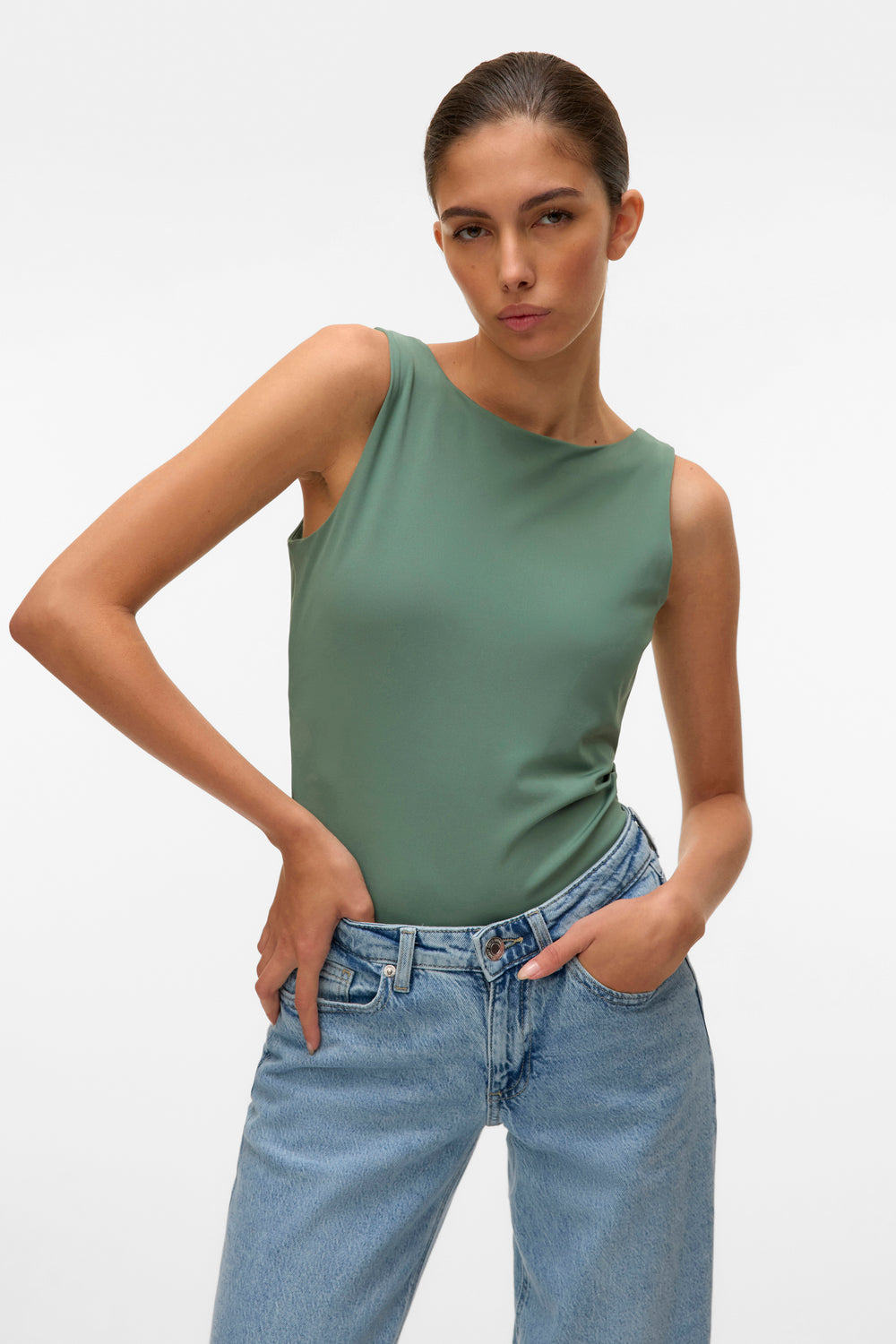 Top (zonder mouwen) Groen - VERO MODA®