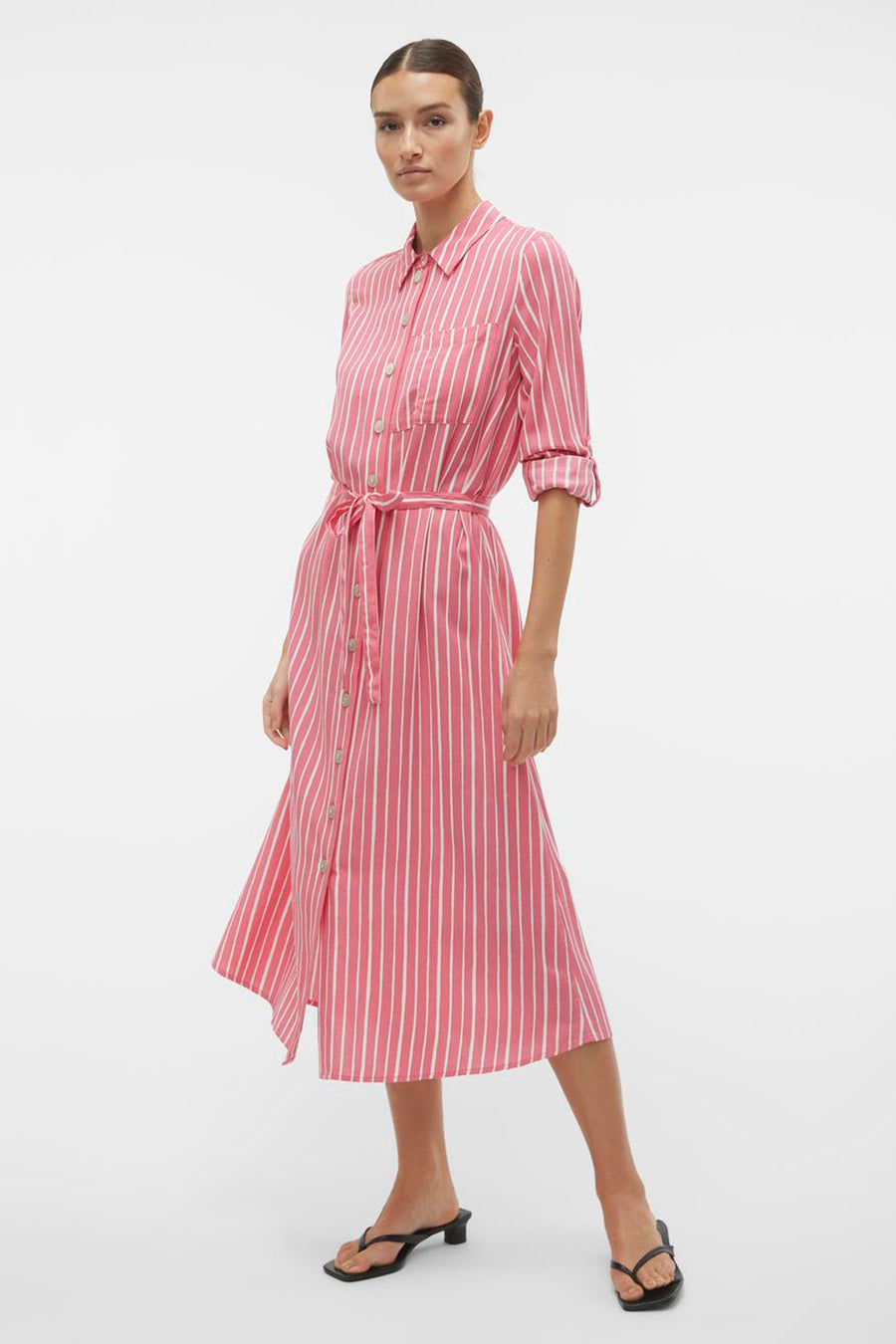 Robes à manches longues - rose