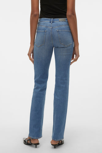 Straight jeans - mid blue denim - VERO MODA®