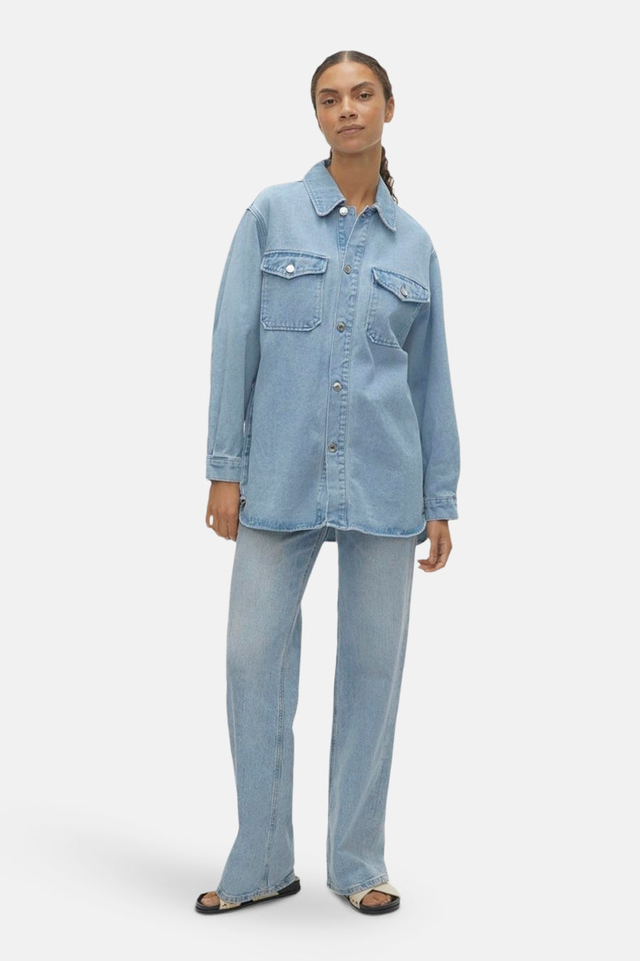 Chemise en jean - light blue denim - VERO MODA®