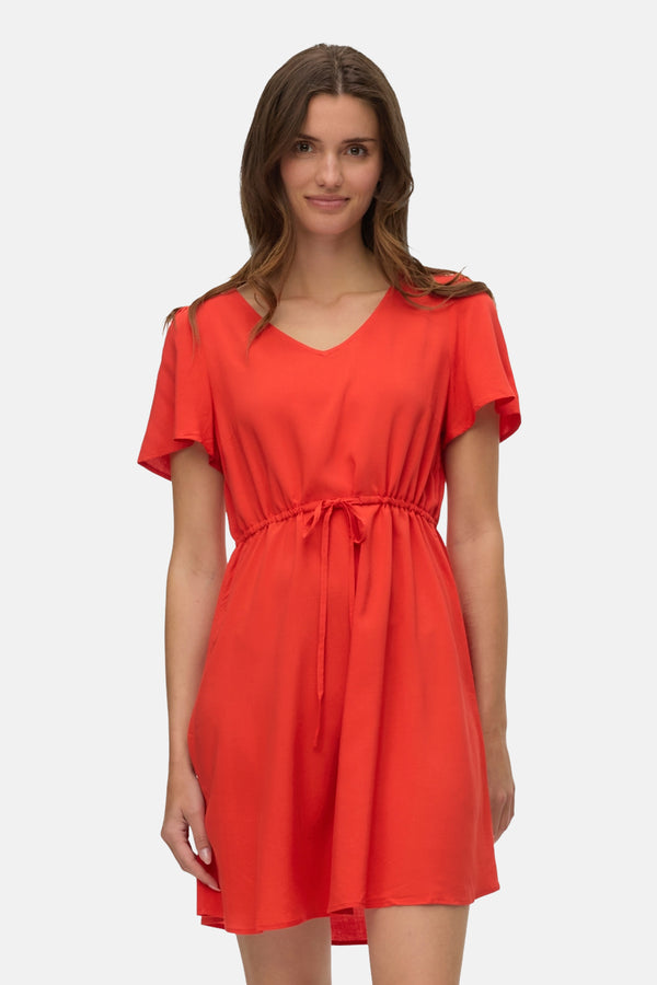 Kleedjes (korte mouwen) Rood - VERO MODA®