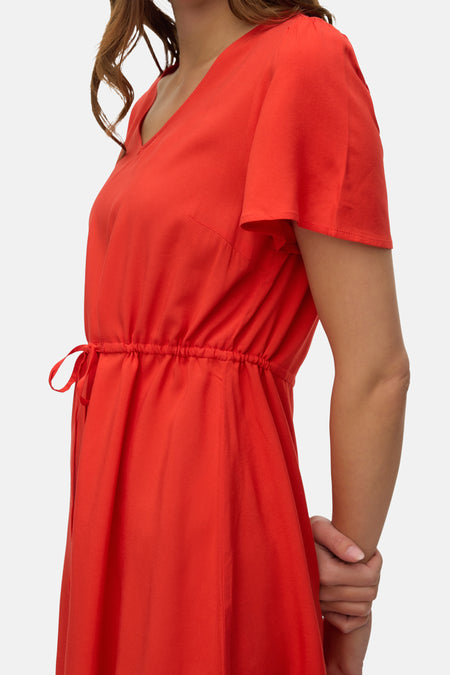 Kleedjes (korte mouwen) Rood - VERO MODA®