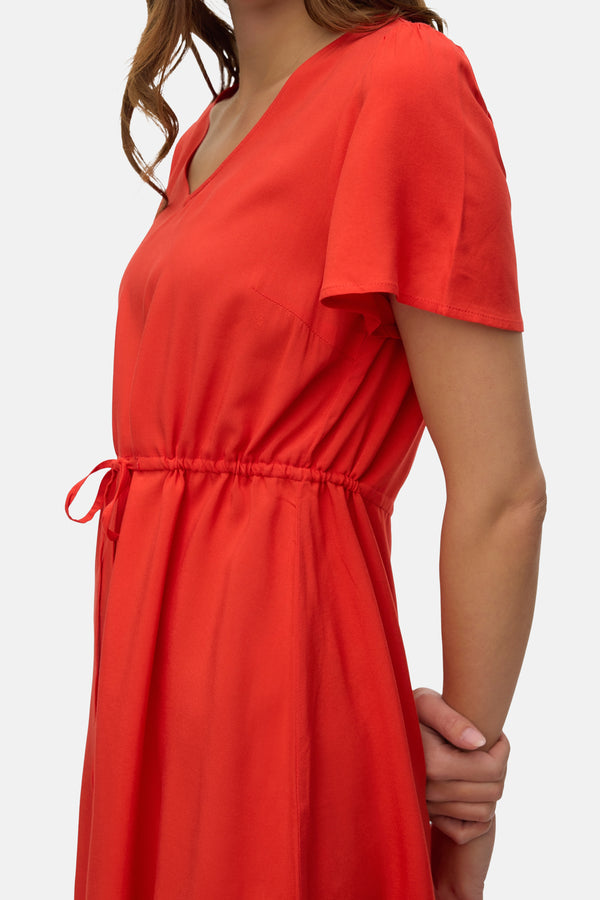 Kleedjes (korte mouwen) Rood - VERO MODA®