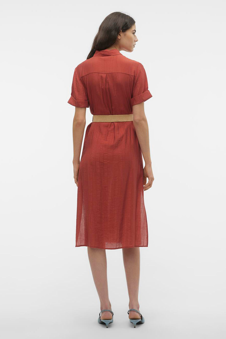 Kleedjes (korte mouwen) Bruin - VERO MODA®