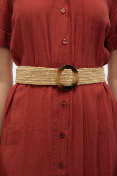 Kleedjes (korte mouwen) Bruin - VERO MODA®