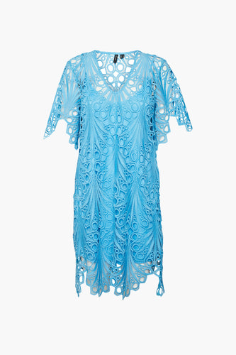 Kleedje met korte mouwen - blauw - VERO MODA®