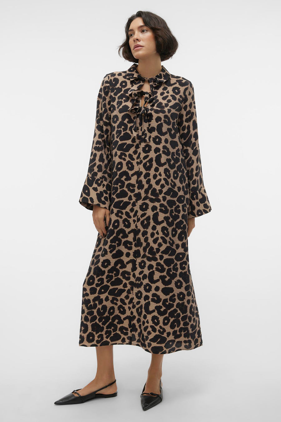 Kleedjes (lange mouwen) Beige - VERO MODA®