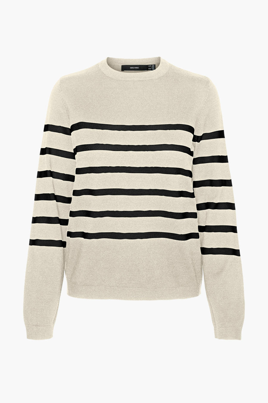 Pull met ronde hals - ecru - VERO MODA®
