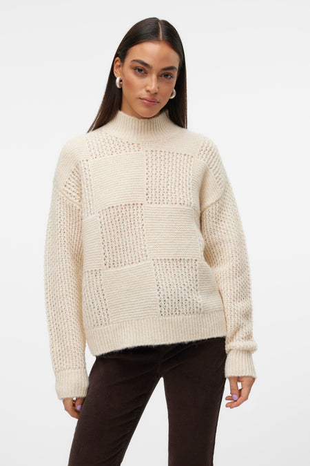 VMMOON LS HIGHNECK PULLOVER GA BF
