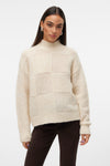 Trui met rolkraag Ecru - VERO MODA®