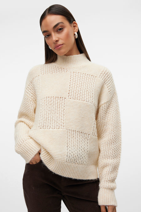 VMMOON LS HIGHNECK PULLOVER GA BF