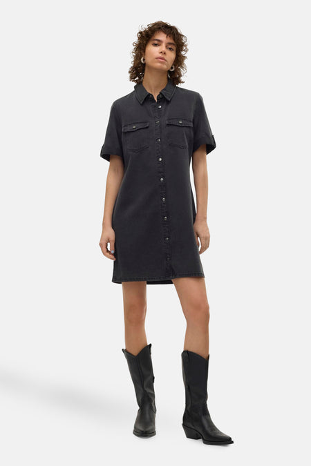 Kleedjes (korte mouwen) Zwart - VERO MODA®