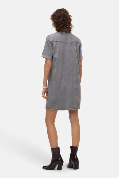 Kleedjes (korte mouwen) Grijs - VERO MODA®
