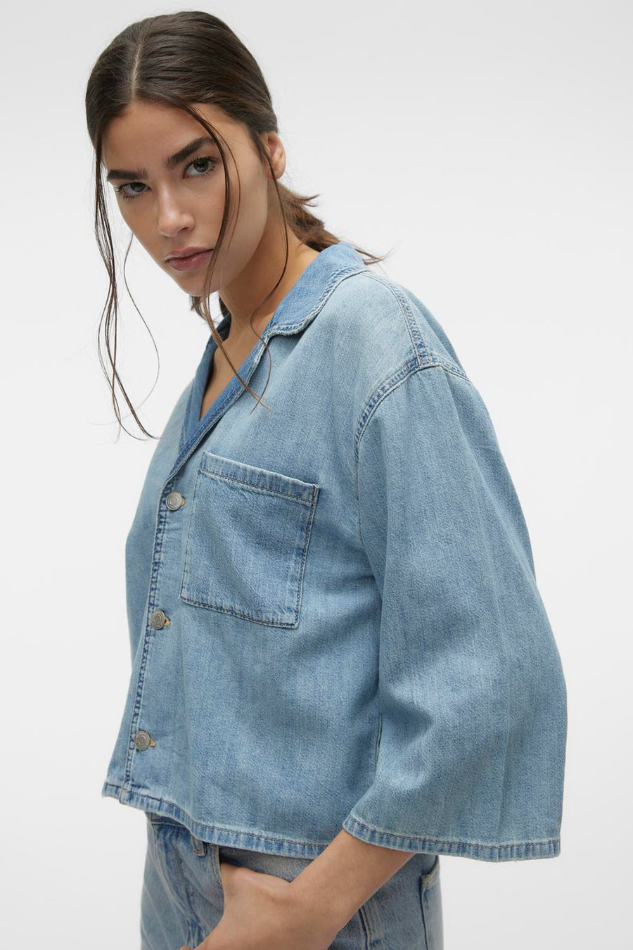 Chemise en jean - light blue denim