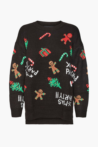 Pull met ronde hals - zwart - VERO MODA®