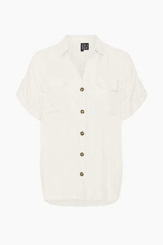 Chemise à manches courtes - blanc - VERO MODA®