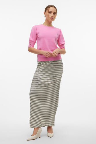 Pull met ronde hals - roze - VERO MODA®