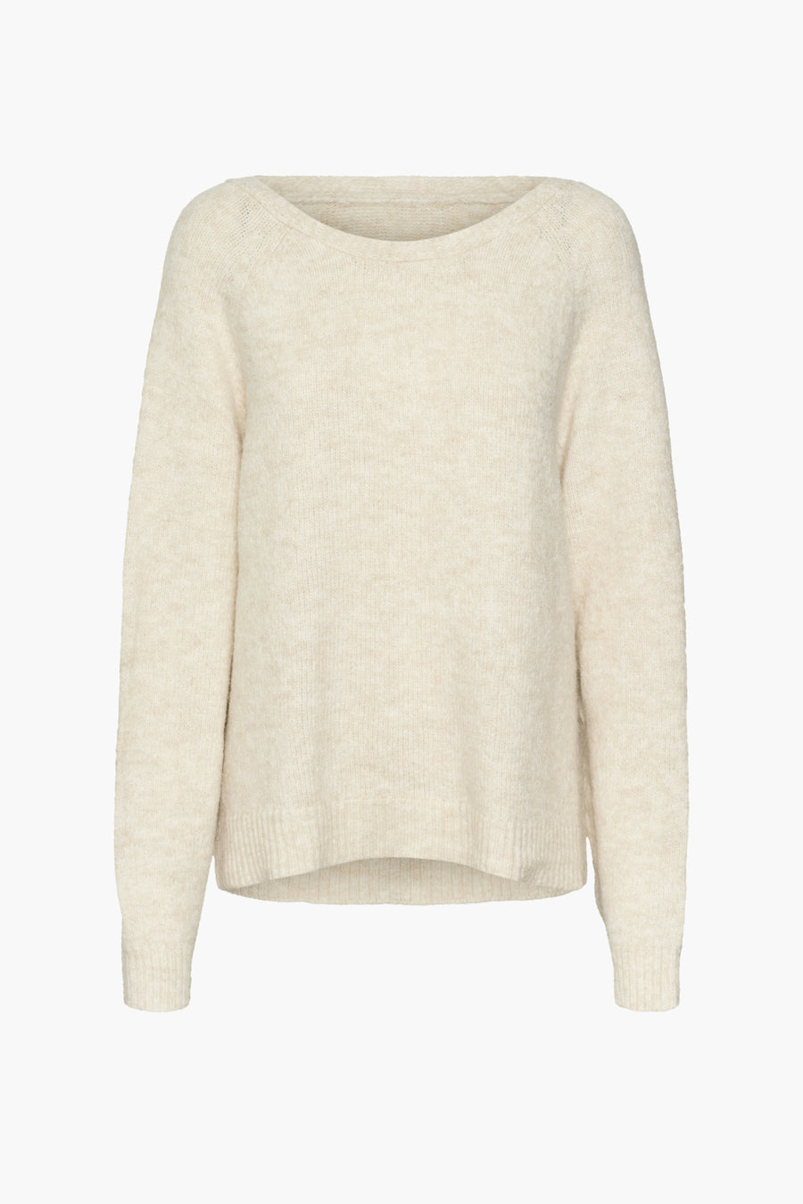 Pull met ronde hals - beige - VERO MODA®
