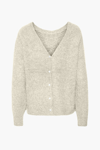 Pull met ronde hals - beige - VERO MODA®