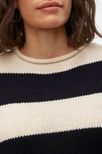 Pull met ronde hals - zwart - VERO MODA®