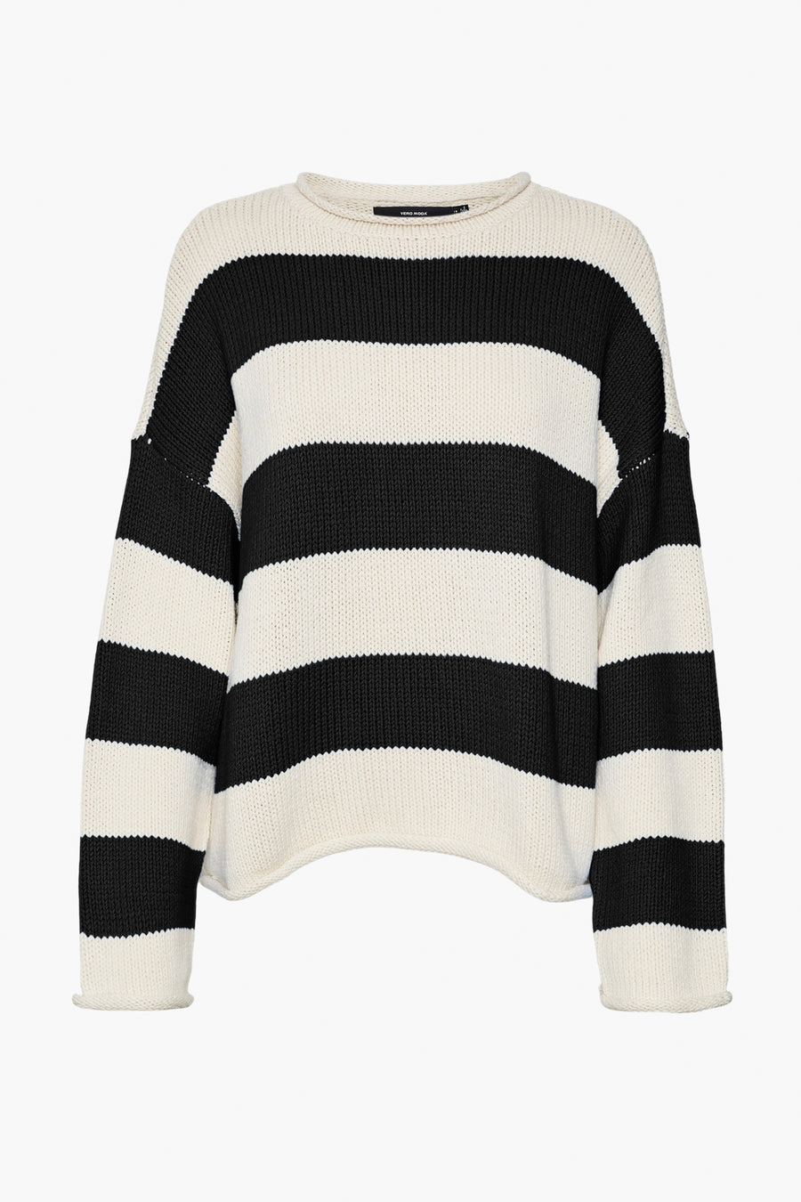 Pull met ronde hals - zwart - VERO MODA®