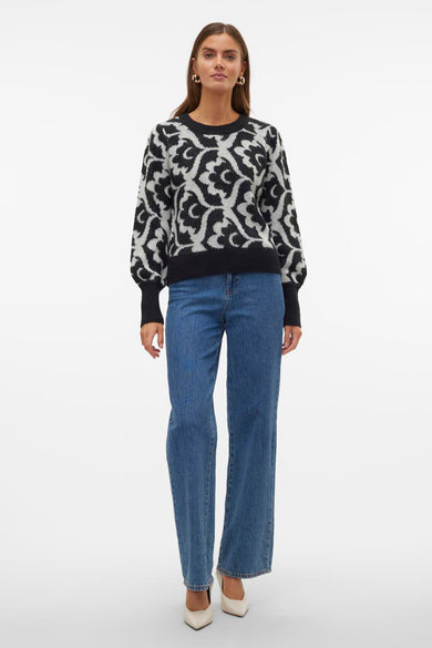 Trui met ronde hals Beige - VERO MODA®