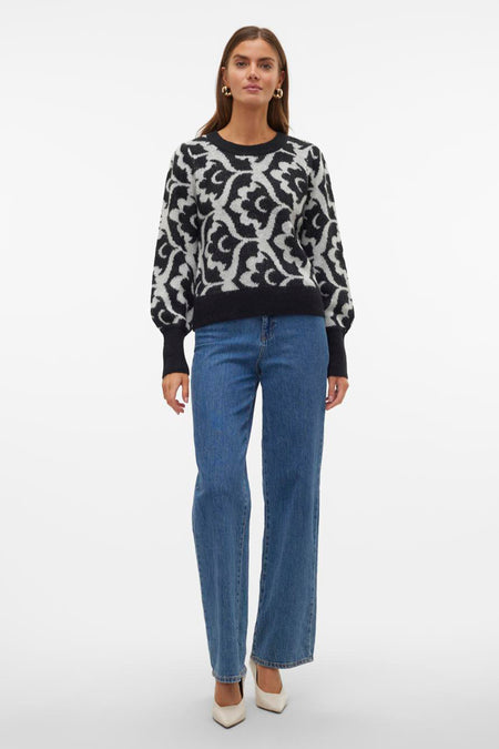 Trui met ronde hals Beige - VERO MODA®