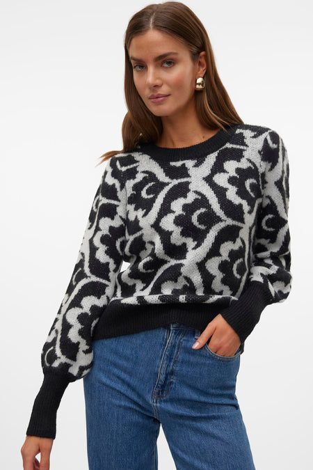 VMTARI LS O-NCK JACQUARD PULLOVER GA BOO