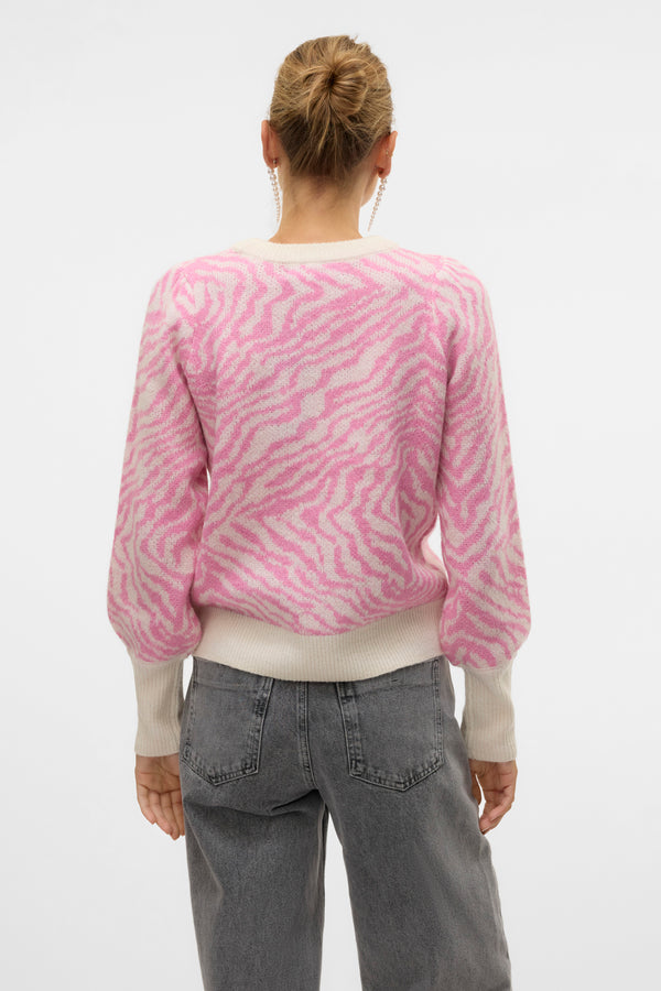 Trui met ronde hals Roze - VERO MODA®